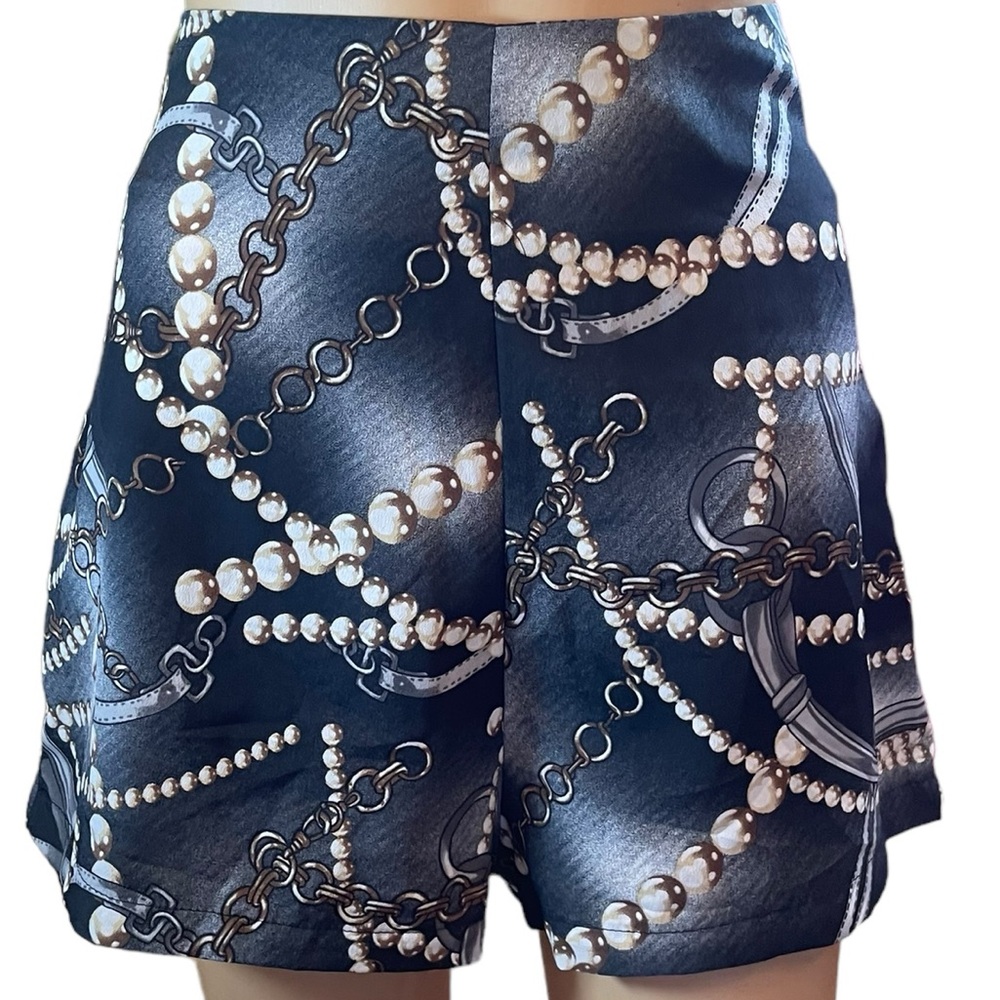 AUDREY 3+1 (VINTAGE) Chain Print Shorts